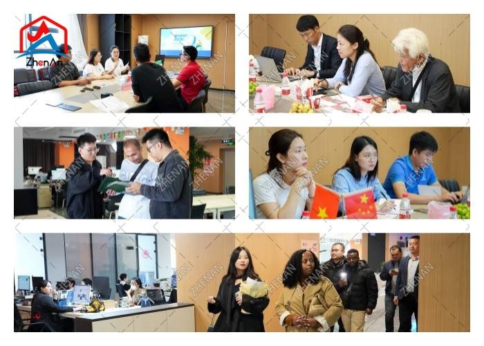 Overseas Delegation Touring ZhenAn's Showroom and Reviewing Ferrovanadium 60 Samples Overseas Delegation Touring ZhenAn's Showroom and Reviewing Ferrovanadium 60 Samples